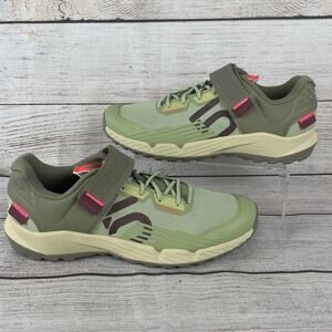 5.10 Five Ten Trailcross Clip-In MTB Shoes Womens Sz 11 Shoes Olive Green